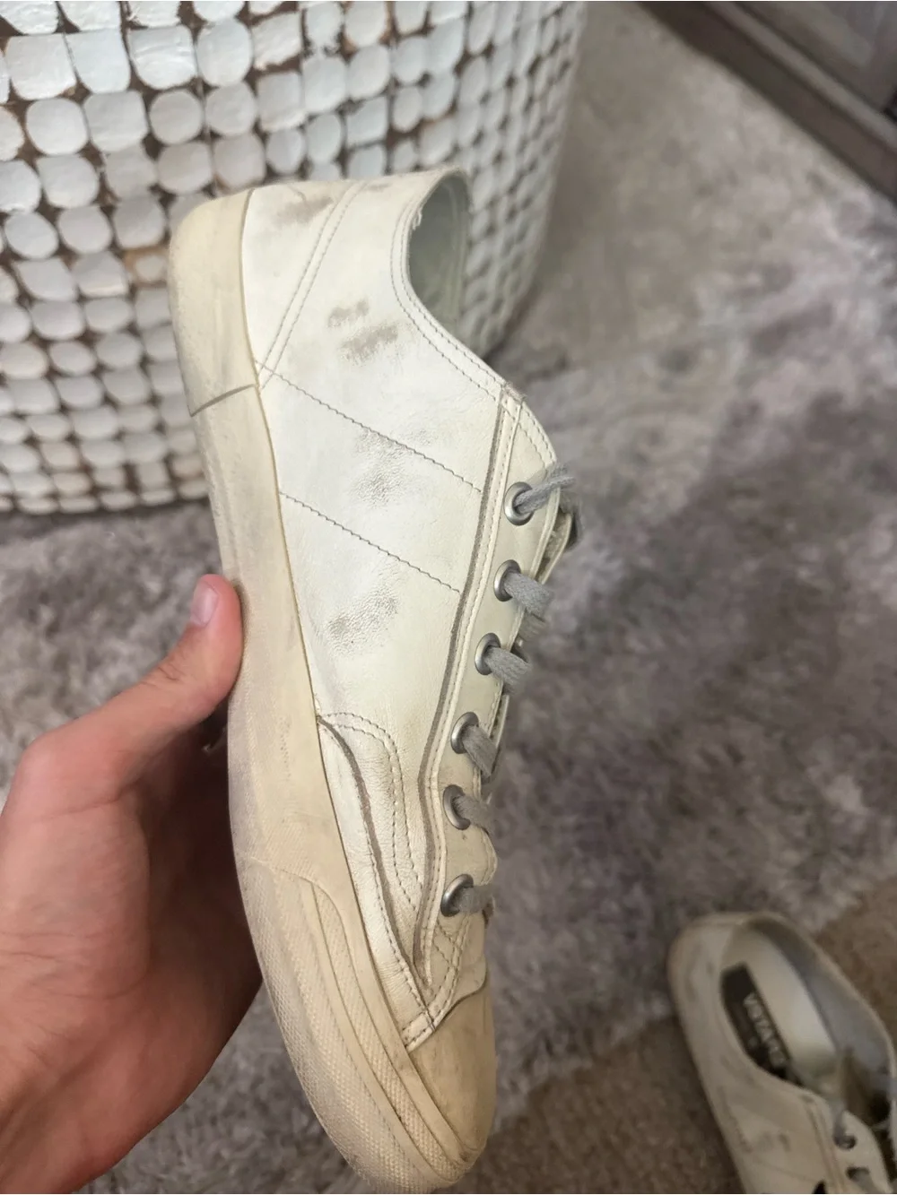 Golden Gooses V2 Size 13 Beige. 100% legit. Retail was $675